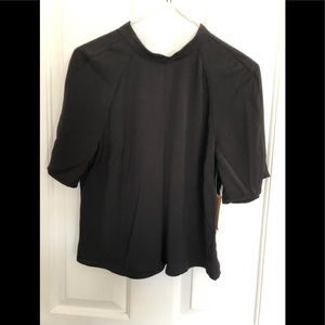 NWT RACHEL Rachel Roy Black Medium Top